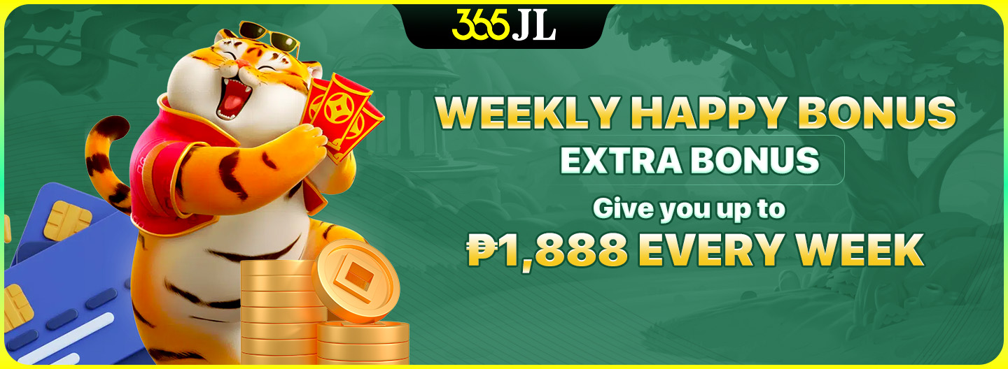 Weekly Happy Bonus offer banner